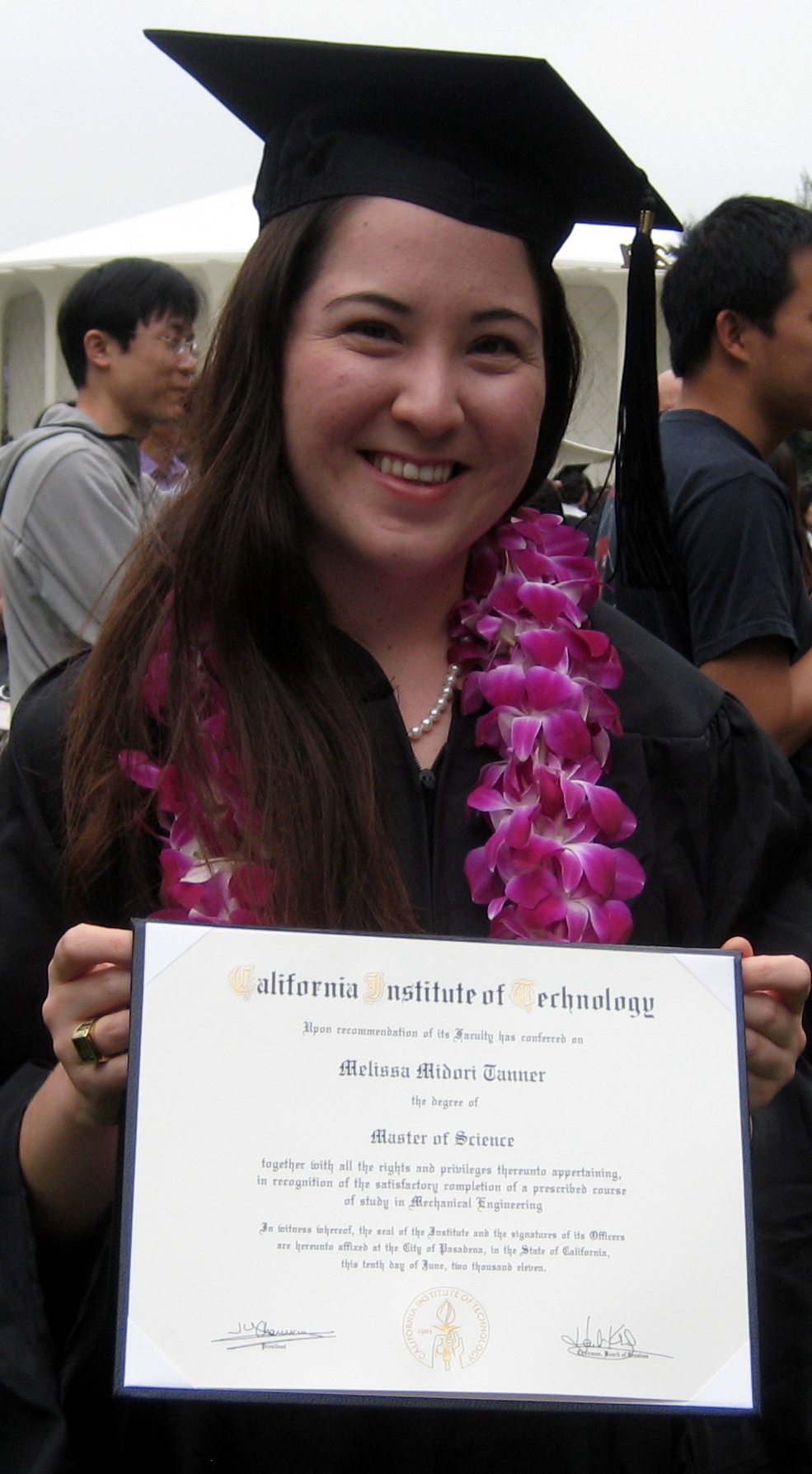 Caltech MS graduation